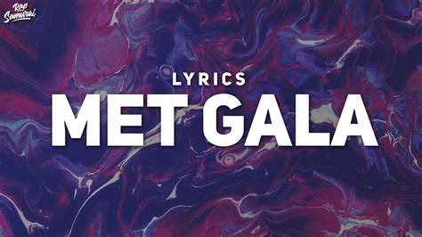 Met Gala lyrics